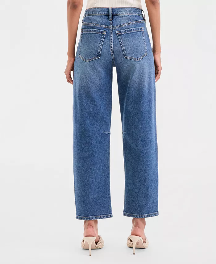 Women's High-Rise Barrel-Leg Jeans - thumbnail 4