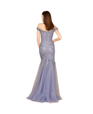 Women's Off Shoulder Mermaid Gown