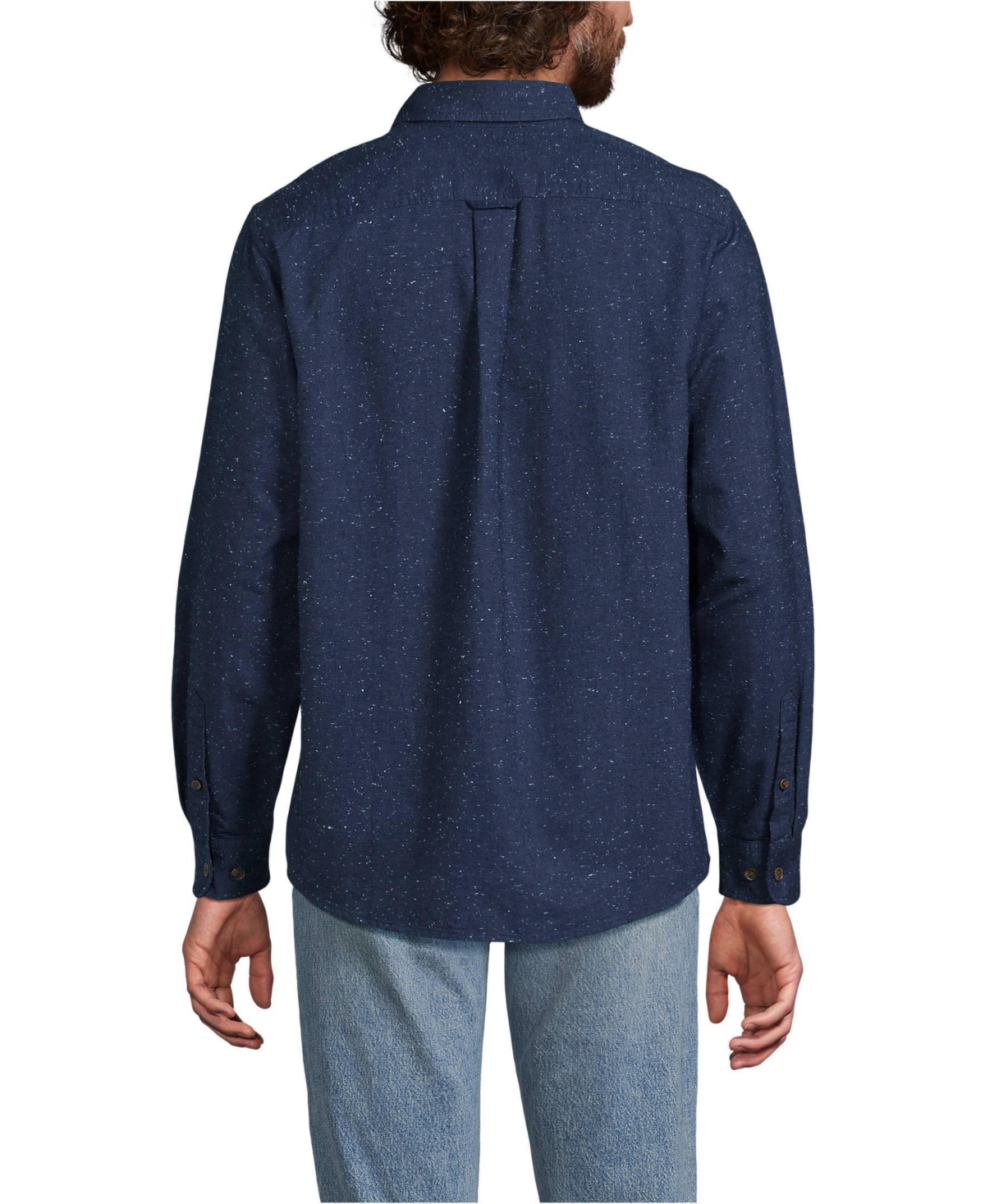 Lands' End Big & Tall Long Sleeve Flagship Flannel Shirt