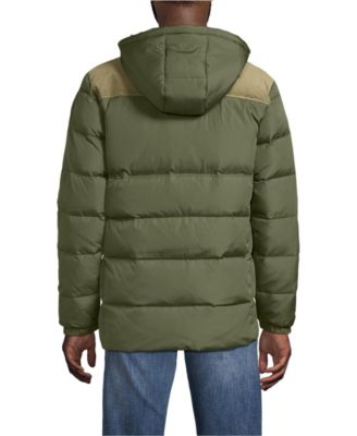 Men's Corduroy Max 600 Down Puffer Hooded Jacket