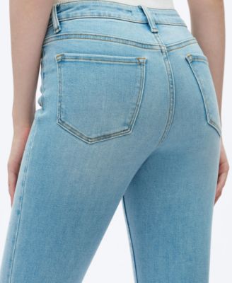 Women's High-Rise Rhinestone-Embellished Flare Jeans