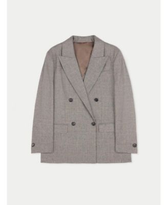 Women's Double-Breasted Cashmere Blazer