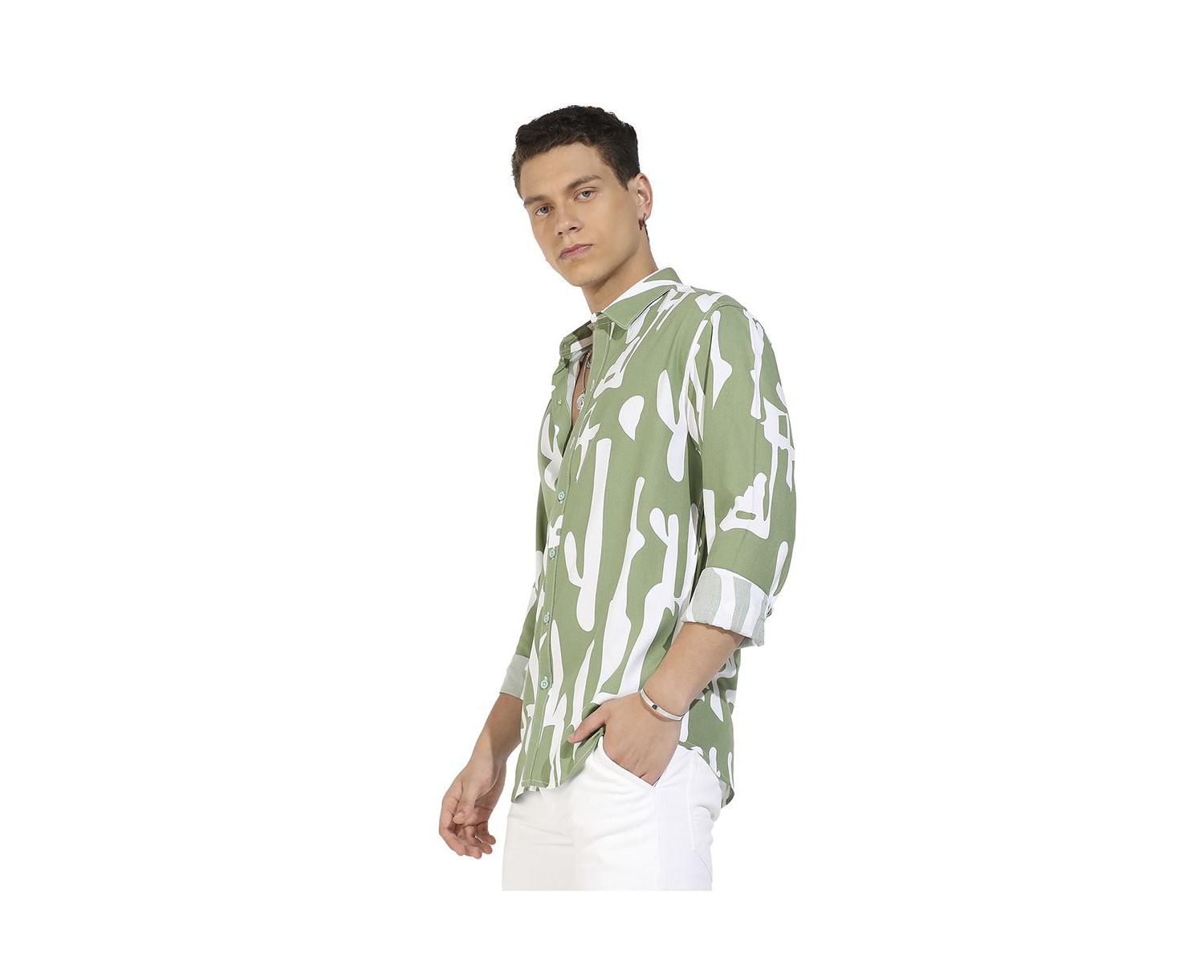 Men's Abstract Print Shirt