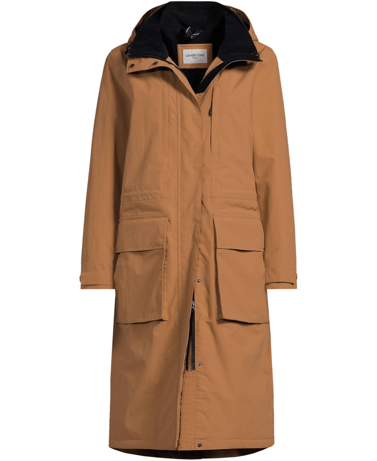 Lands' End Plus Squall Waterproof Insulated Winter Stadium Maxi Coat