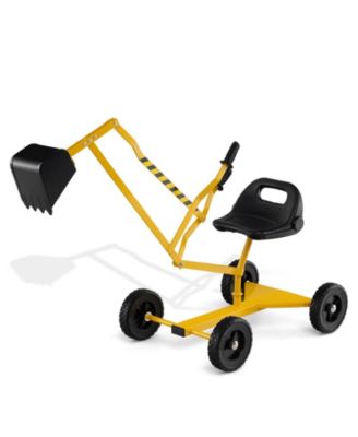 Sandbox Sand Digger Toy with Dual Handles and Flexible Shovel for Kids