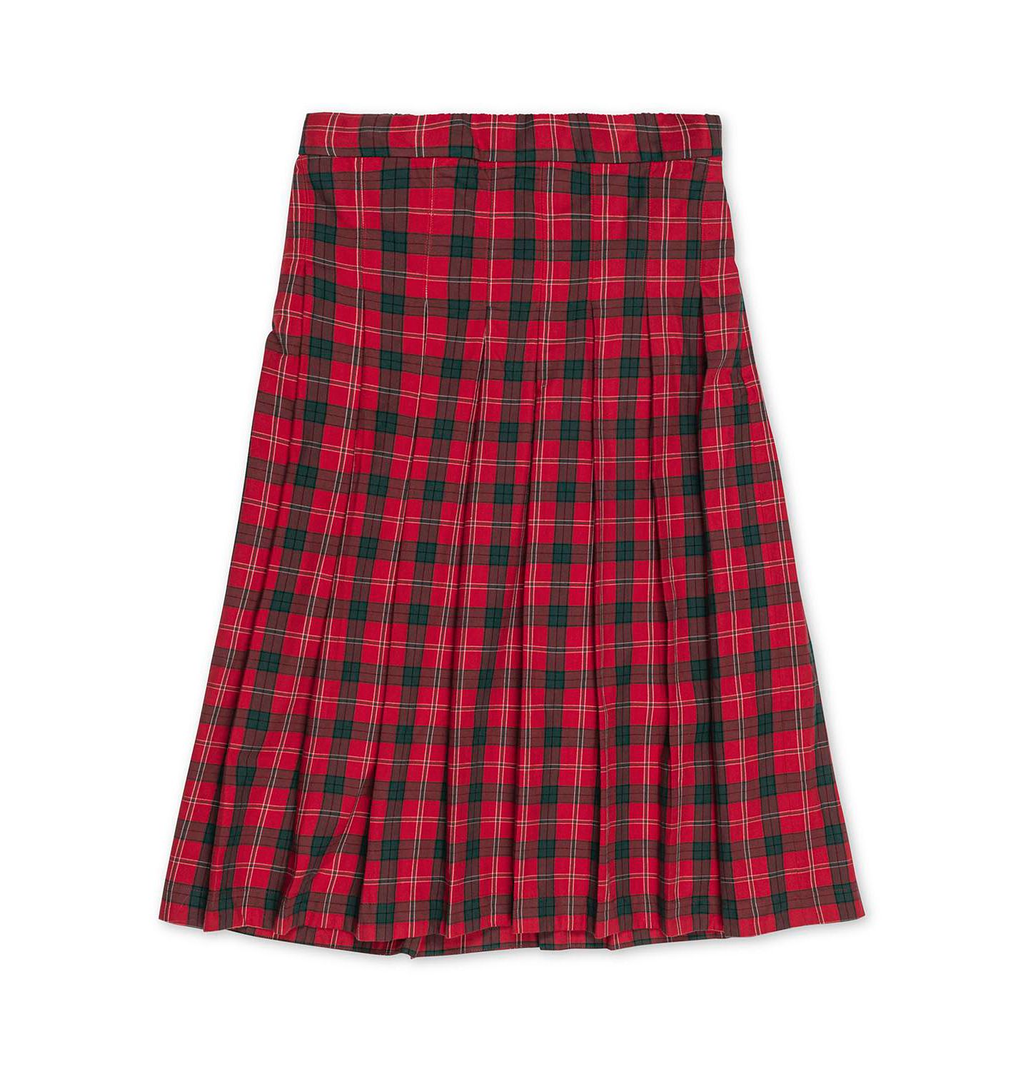 Женская юбка Hope & Henry Organic Pleated Midi, цвет: Клетчатый — фото 5