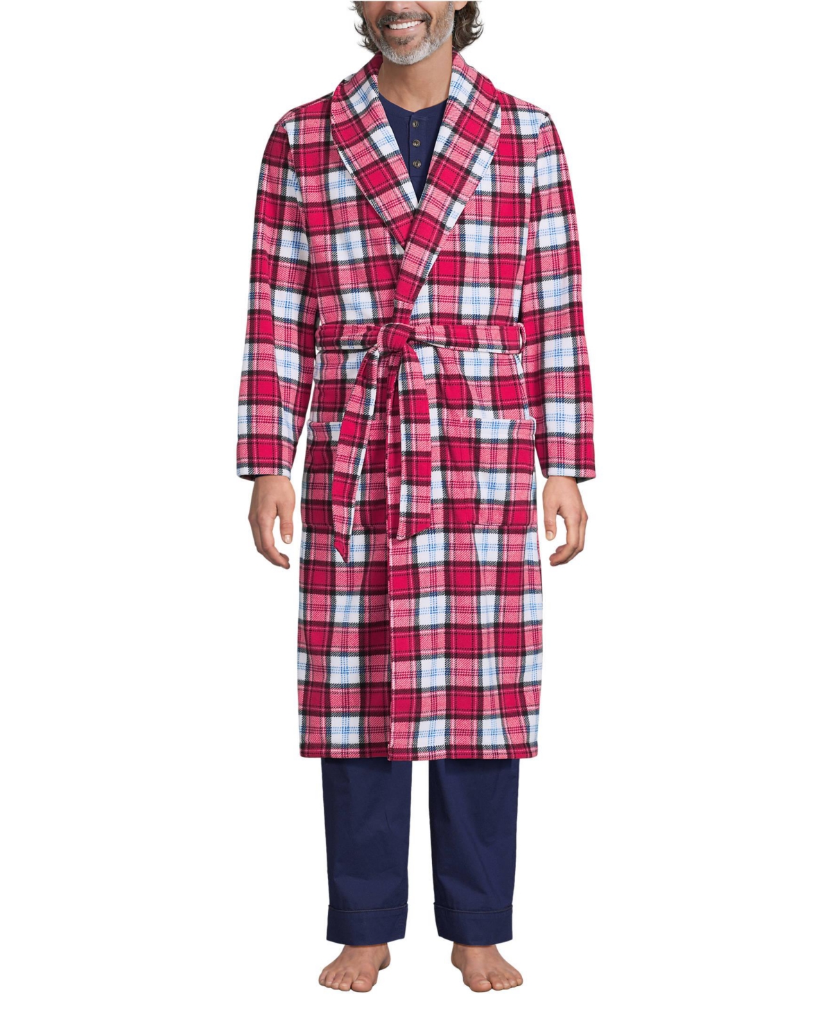 Lands' End Men's Fleece Robe