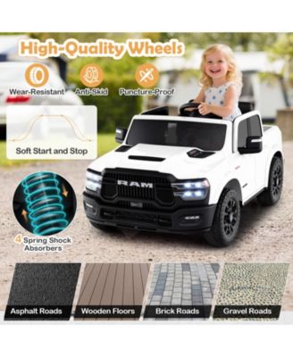 24V 2 Seater Ride on Truck w/Remote Control 3 Speeds Bluetooth LED Headlight