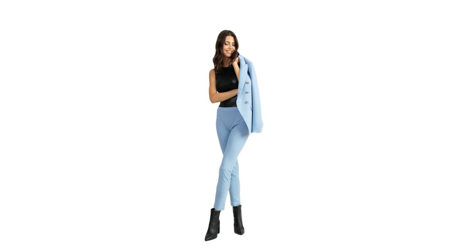 Women's Riley Slim Leg Pant with Hidden Elastic Waist