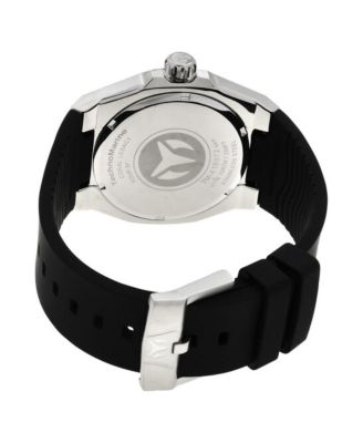 Men's TM-416072 Quartz 3 Hand Black Dial Watch