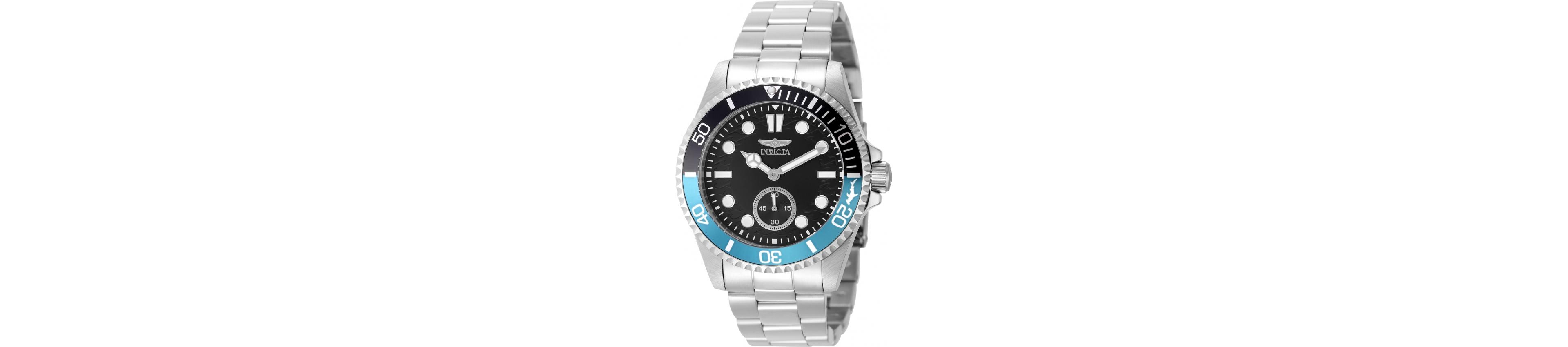 Invicta Men's 49437 Pro Diver Quartz VD78 Black Dial Watch
