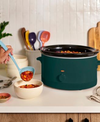 6-Quart Electric Slow Cooker, Forest Green