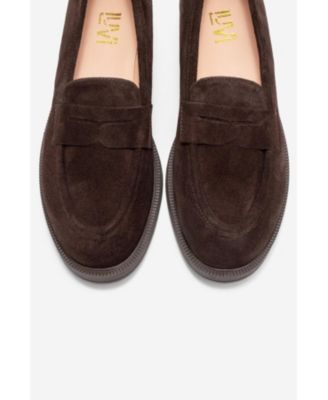 Bree Platform Penny Leather Loafer (Women)