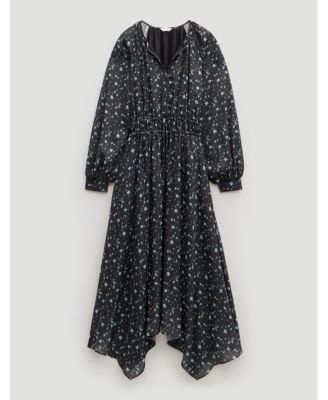 Women's Odelia Printed Long Sleeve Chiffon Dress