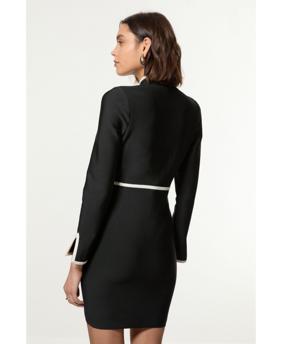 Karen Millen Women's Bandage Military Knit Dress