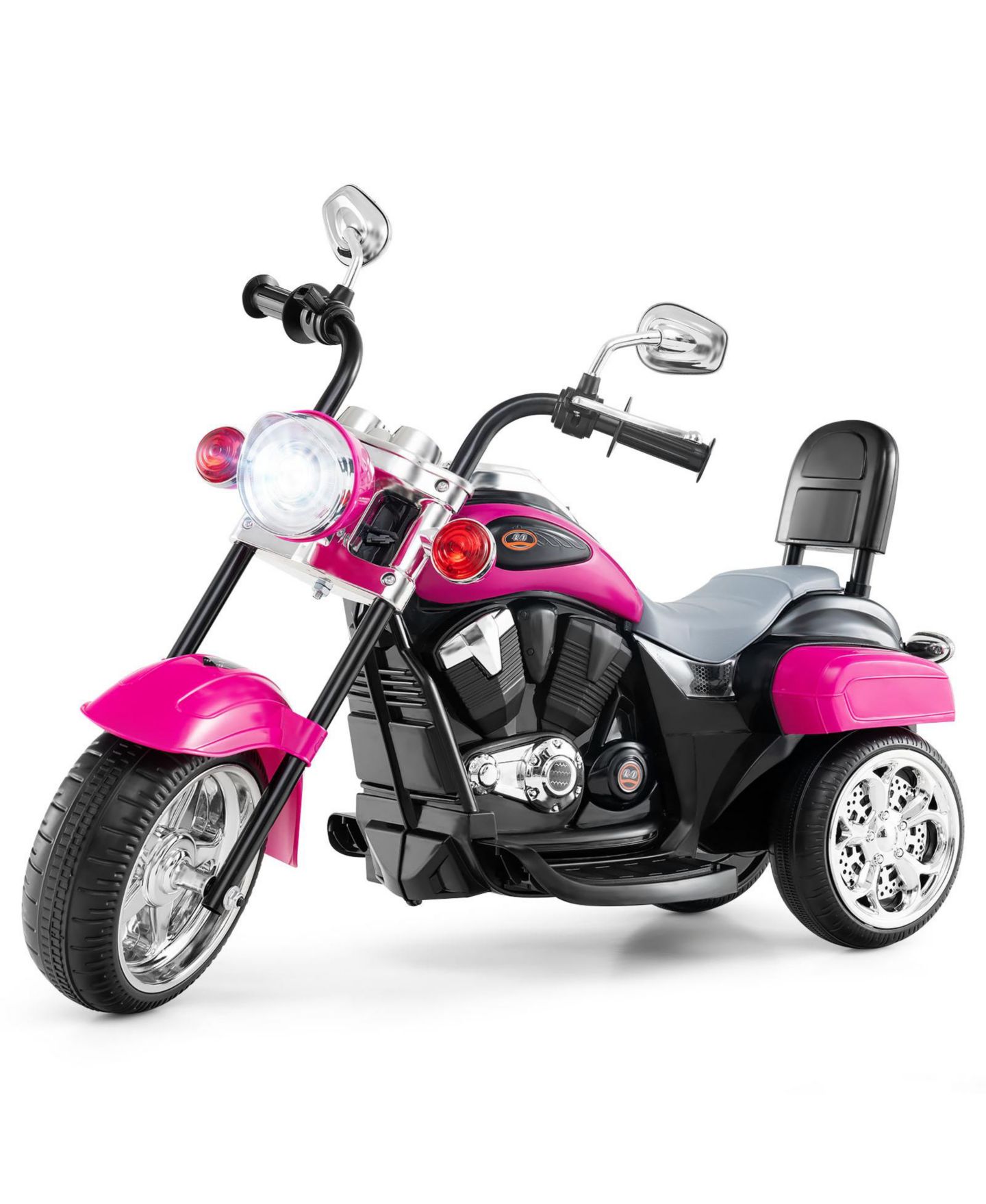 Детская игрушка SUGIFT 6V Powered 3-Wheel Motorbike Ride-On Toy, Ages 12-36 Months, цвет: Тёмный розовый — фото 1
