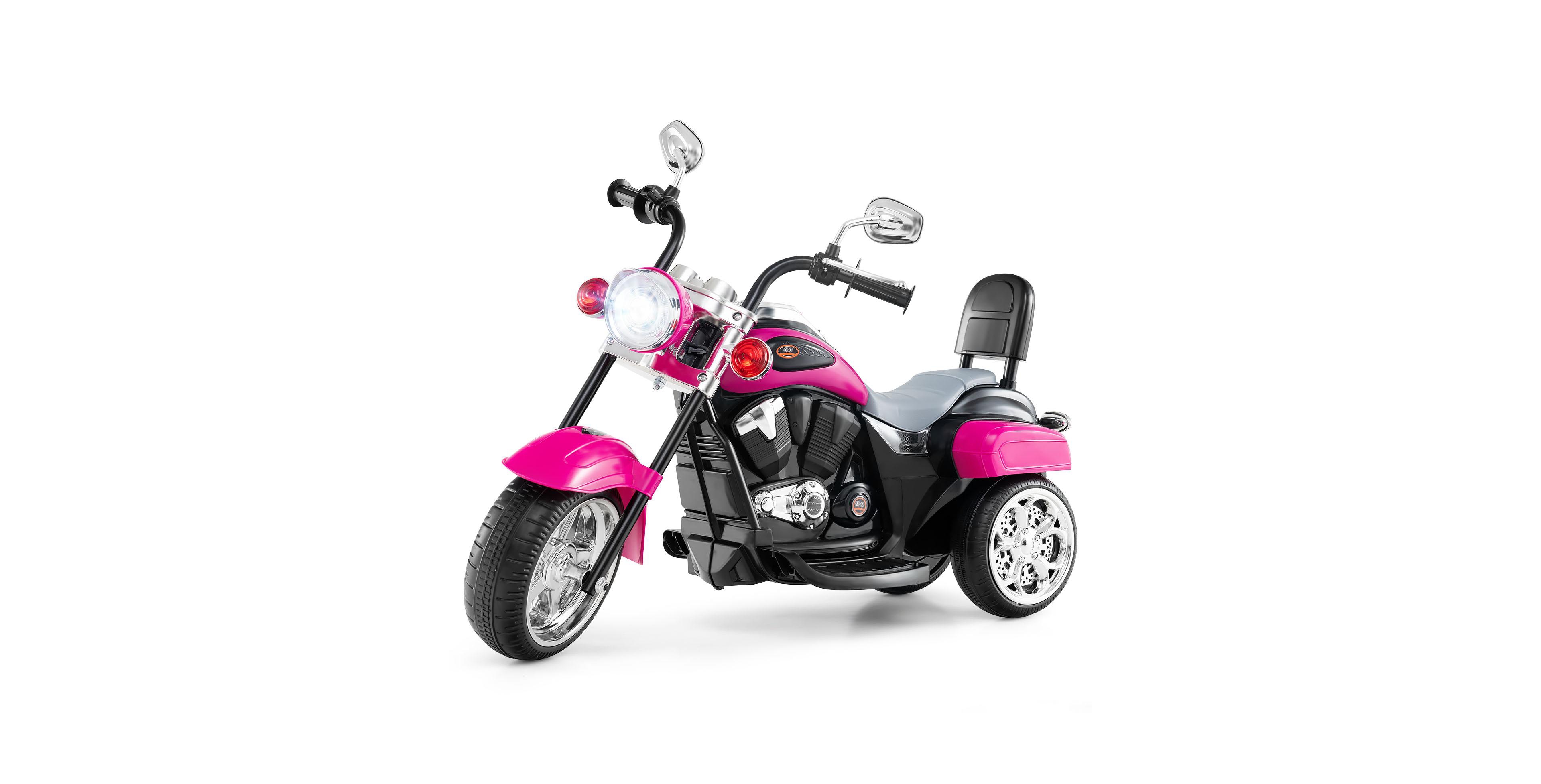 Sugift 6V Powered 3-Wheel Motorbike Ride-On Toy, Ages 12-36 Months