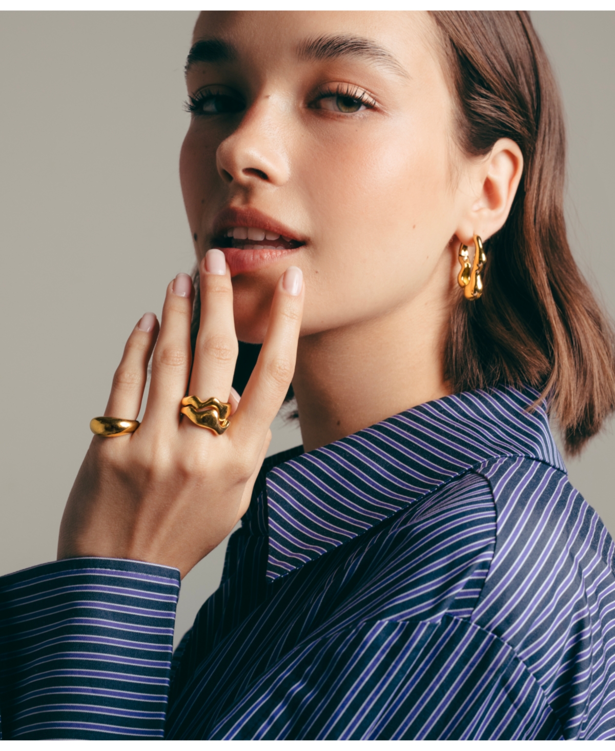 Hey Harper Dazzling Oval Earrings