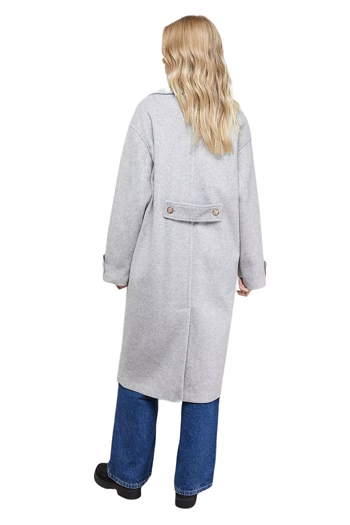 Women's Relaxed Tailored Coat - thumbnail 5