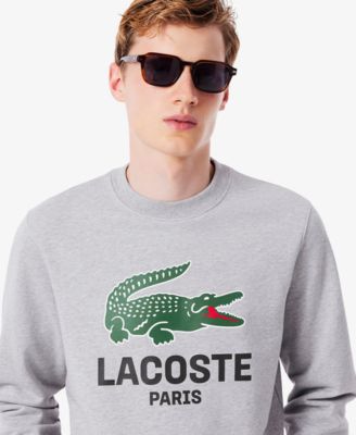 Men's Crocodile Print Crewneck Sweatshirt