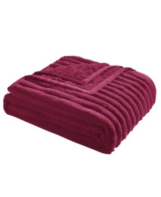 Ultra Plush Raschel Mink Blanket, Queen/King