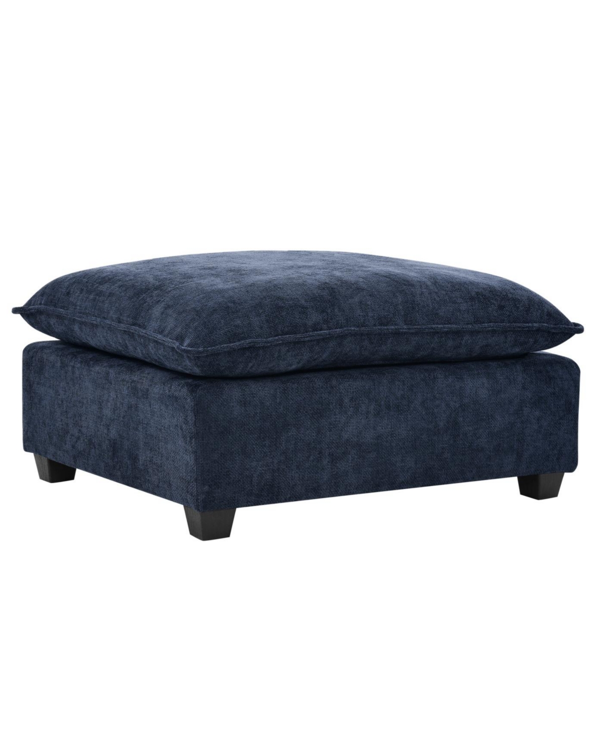 Streamdale Furniture Comfy Cloud 4-Seat Chenille Sofa Sleeper with Ottomans & Pillows