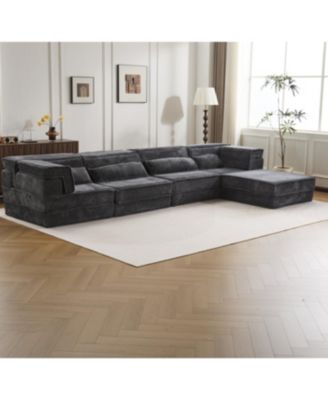Compression Sofa, Convertible Floor Sofa Bed, Modular Sectional Sofa