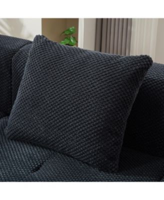 135.4" 6-Piece U-Shaped Sleeper Modular Sectional Sofa Bed Chaise Oversized 4-Seater Couch