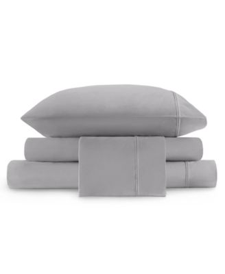 Sateen 400-Thread Count Cotton 4-Pc. Sheet Set, King