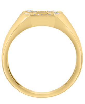 Diamond (1/8 ct. t.w.) Ring in 14k Yellow Gold