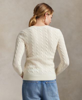 Women's Cable-Knit Slim-Fit Sweater