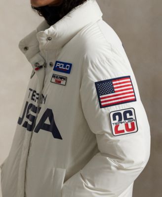 Women's Team USA Graphic Down Puffer Jacket