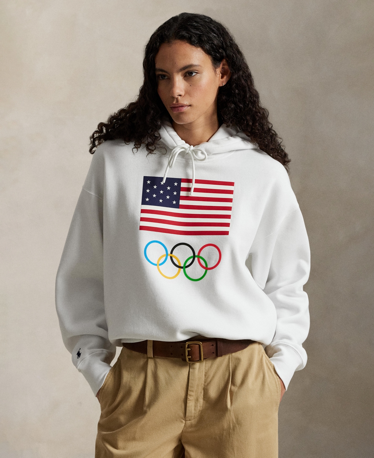 Polo Ralph Lauren Women's Graphic Print Fleece Hoodie
