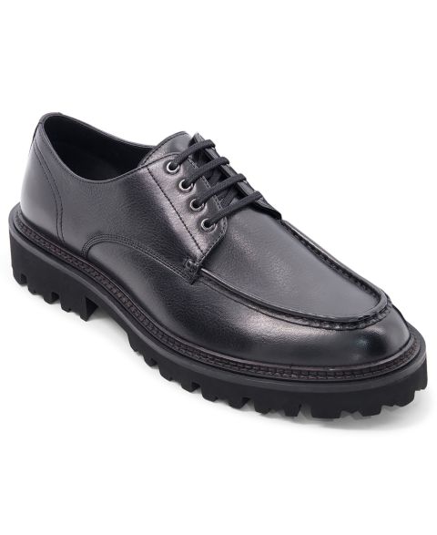 Обувь Anthony Veer Men's Barrett Moc Derby Round-Toe Shoe, цвет: Чёрный