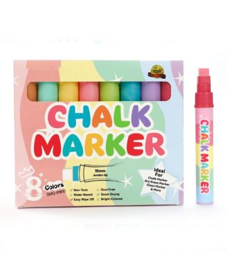 0.4" Macaron Liquid Chalk, Erasable Painting Graffiti Highlighter for Blackboard Writing and Painting