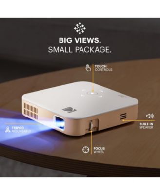 Luma 350 Smart Projector, Portable Pico Projector with 60" Screen, Case, Tripod & Remote