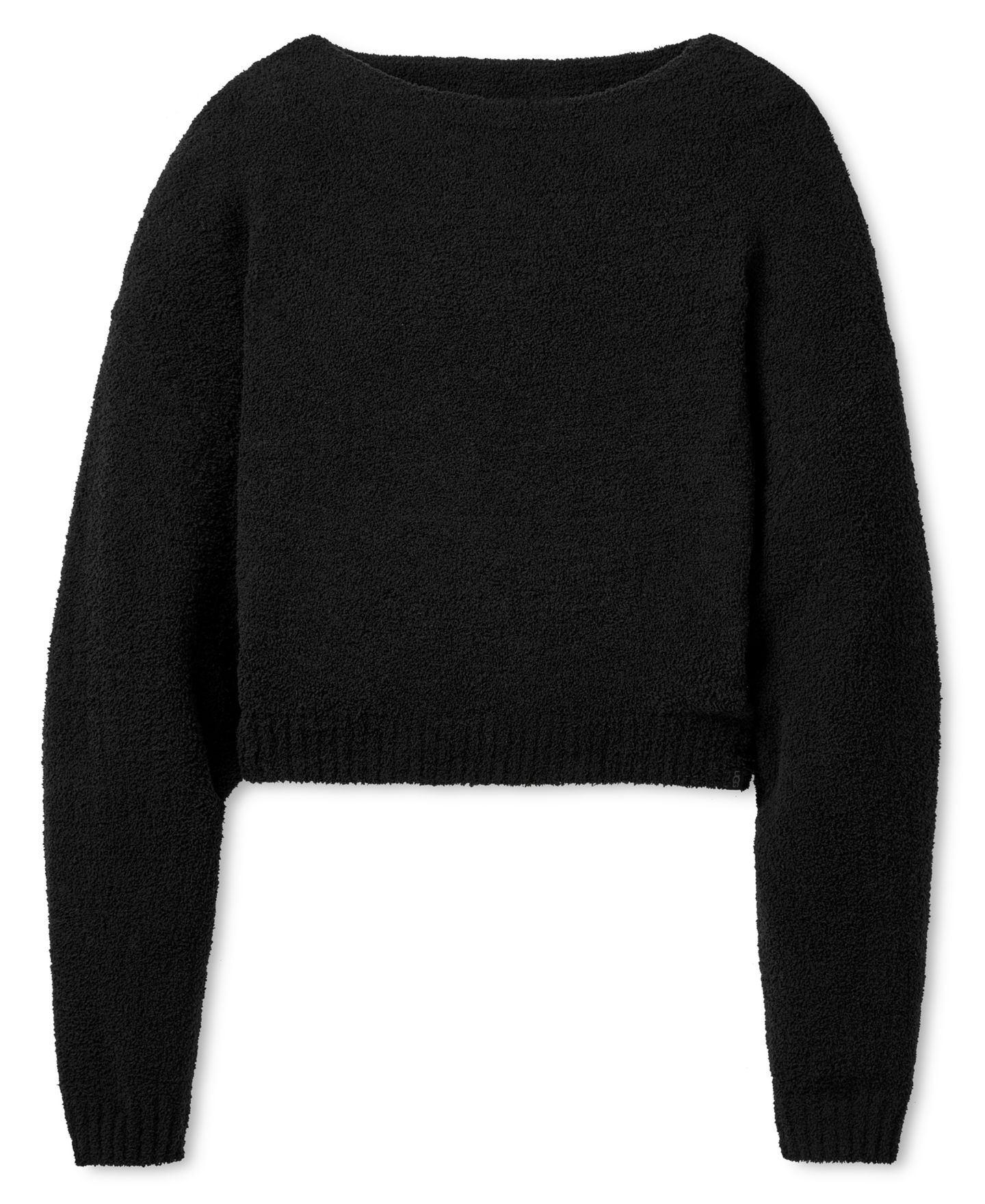 Женский топ UGG® Novalie Slouchy Boat Neck Lounge Top, цвет: Чёрный — фото 3