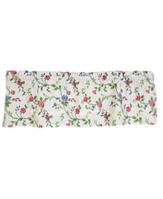 100% Cotton High Quality English Ivy Tailored Window Valance with 1.5" Rod Pocket 50" W X 12" L Spring