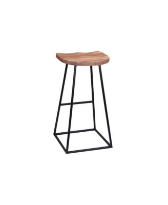 Clement Solid Acacia Wood 30" Bar Stool, Natural