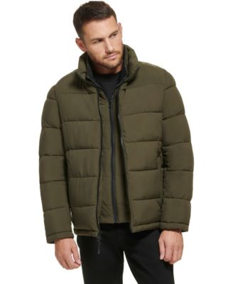 Men's Puffer With Set In Bib Detail, Created for Macy's
