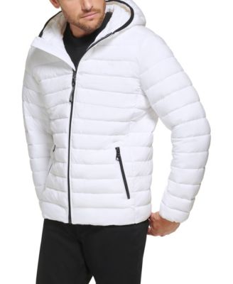Men's Hooded & Quilted Packable Jacket