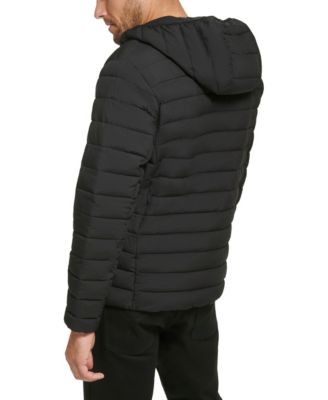 Men's Hooded & Quilted Packable Jacket