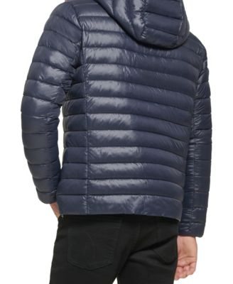 Men's Hooded & Quilted Packable Jacket
