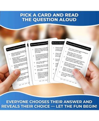 Educational Card Game for Kids Age 12+ - Who Knows Culture and Literature Better? - 500+ Questions Quokka