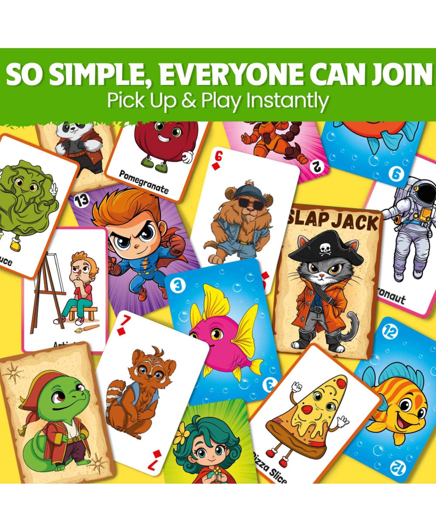 Детская карточная игра Quokka Crazy 8 Family Card Game, Ages 4+, цвет: Classic 6 Original — фото 6