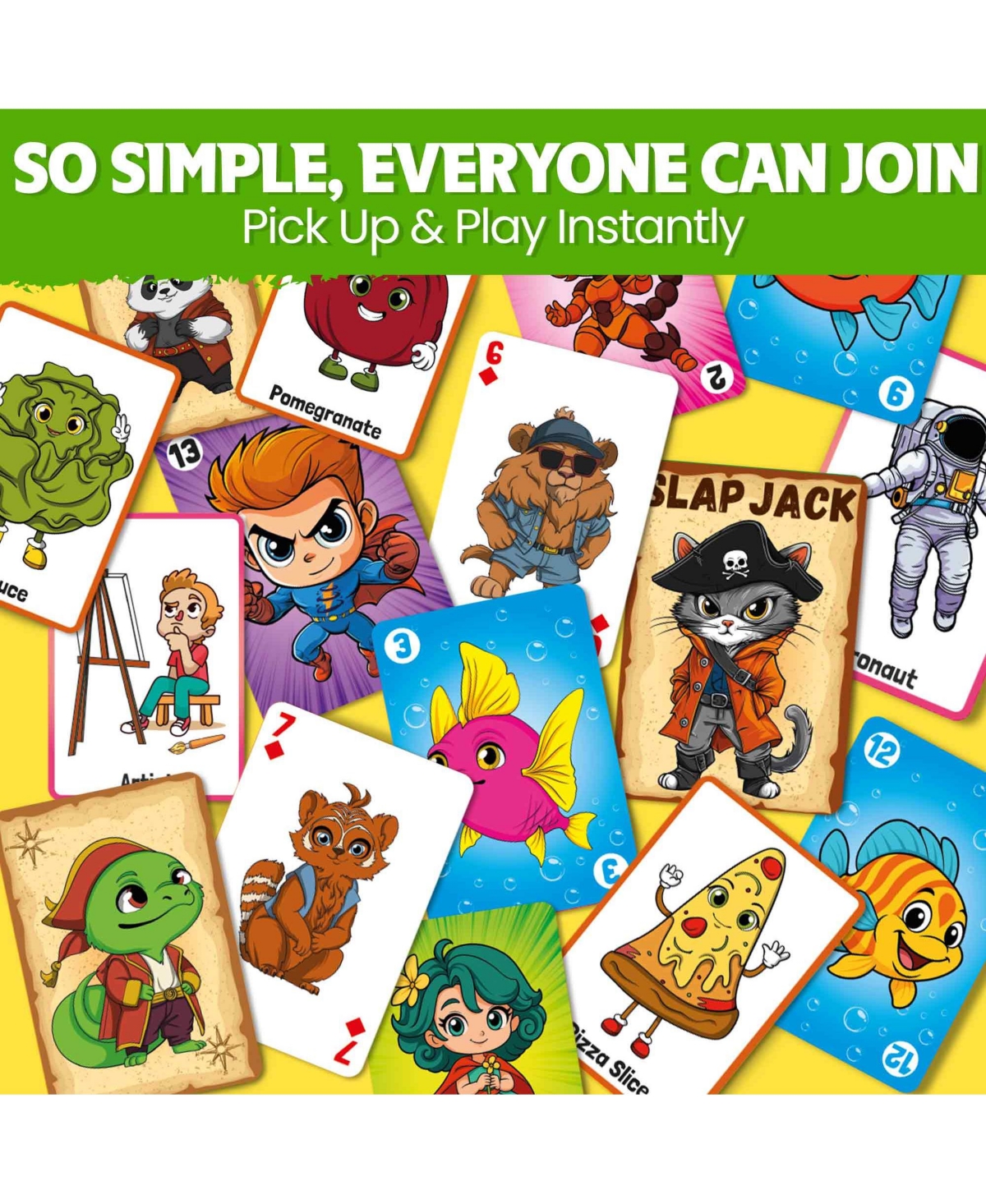 Quokka Crazy 8 Card Games for Kids Fun Family Game with Cute Animals, Playdates, Time