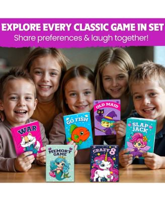 Crazy 8 Card Games for Kids  Fun Family Game with Cute Animals, Playdates, Family Time