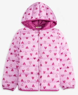 Girls 5-20 Reversible Puffer Jacket, Macy's Exclusive