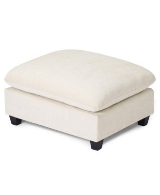 68.5" Chenille Upholstered Indoor Chaise Lounge Chair