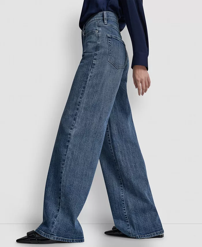 Petite High-Rise Modern Wide Leg Jeans - thumbnail 6